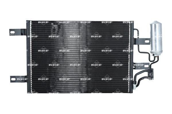 A/C condensator (met droger) past: OPEL MERIVA A 1.3D/1.6/1.7D 09.03-05.10