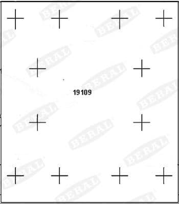 Brake shoe lining Achter (410x180. basis) past: IVECO EUROTRAKKER, TRAKKER I 01.93-12.12