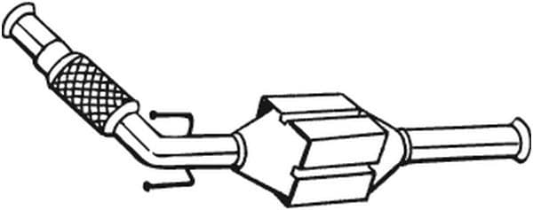 Katalysator EURO 2 past: PEUGEOT 406 2.0D 06.98-10.04