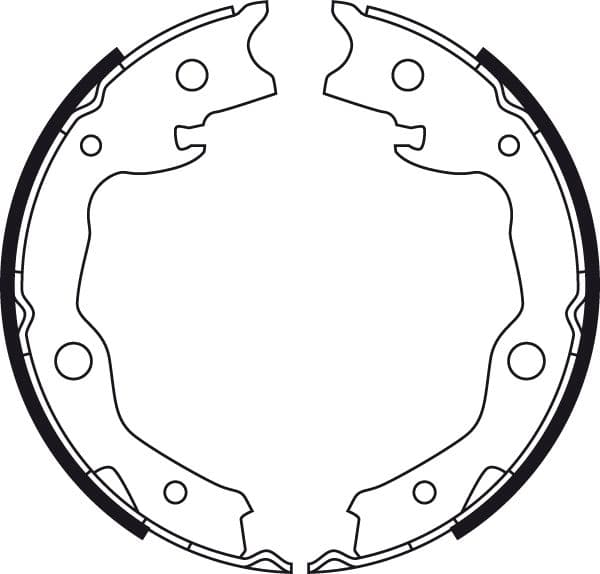 Remschoen past: NISSAN CUBE, JUKE, LEAF, PULSAR, QASHQAI I, ROGUE, SENTRA VII, TIIDA, X-TRAIL II  RENAULT KOLEOS I  TOYOTA MARK X ZIO I, OPA, RAV 4 III, RAV 4 IV, YARIS 1.2-Electric 04.00-