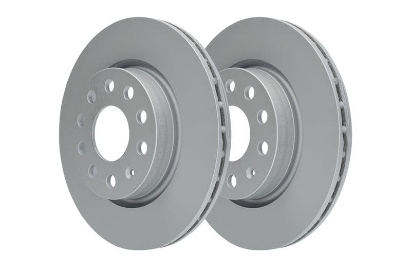 Brake disc Voor Links/Rechts past: AUDI A3  SEAT ALTEA, ALTEA XL, LEON, TOLEDO III  SKODA OCTAVIA II, YETI  VW BEETLE, CADDY, CADDY III, GOLF IV, GOLF PLUS, GOLF PLUS V 1.2-Electric 02.98-