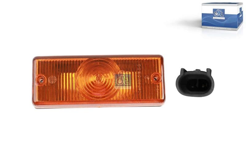 Knipperlicht voor Rechts (kleur van het glas: oranje, P21W, met lampvoet, voor stalen bumper) past: IVECO EUROTECH MP, EUROTECH MT, EUROTRAKKER 01.92-