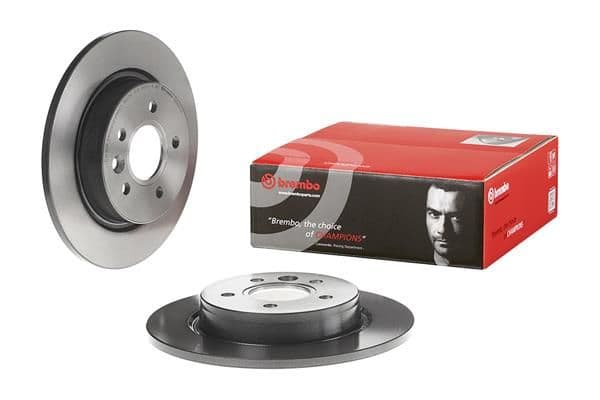 Brake disc Achter Links/Rechts past: VOLVO C30, C70 II, S40 II, V40, V50  FORD C-MAX, FOCUS C-MAX, FOCUS II 1.4-Electric 10.03-08.19