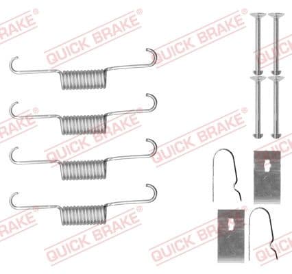 Accessory Kit, parking brake shoes