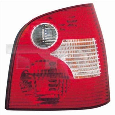 Achterlicht Links (kleur indicator wit, kleur van het glas red) past: VW POLO IV 9N Hatchback 10.01-04.05