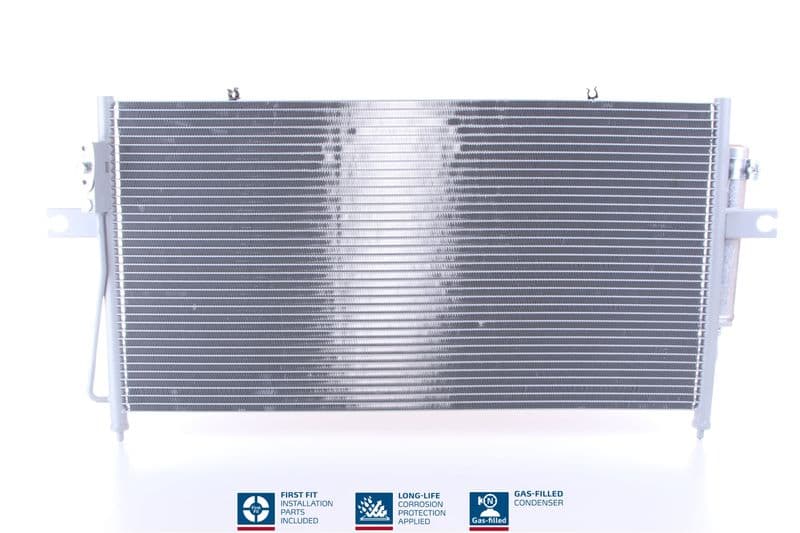 A/C condensator (met droger, (EN) additional fitting elements)