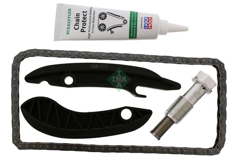 Timingset (ketting + elementen) past: BMW 1 (E81), 1 (E82), 1 (E87), 1 (E88), 1 (F20), 1 (F21), 1 (F40), 2 (F22, F87), 2 (F23), 2 (F45), 2 (G42, G87), 2 GRAN TOURER (F46) 1.5D-3.0D 06.04-