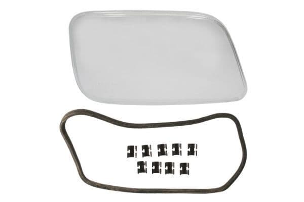 Koplampglas Rechts (met pakking, met sloten) past: MERCEDES ACTROS MP2 / MP3 10.02-