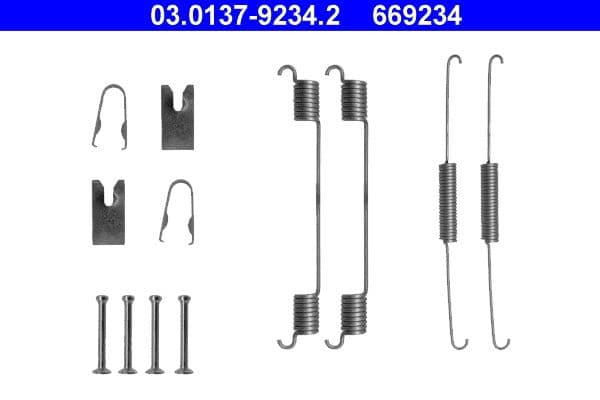 Accessory Kit, brake shoes