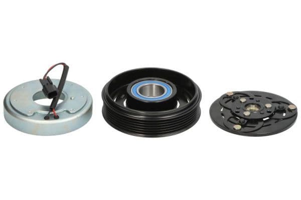 Airco compressor koppeling compleet (DENSO 6SES14C 12V 6PK 120mm) past: AUDI A4 ALLROAD B9, A4 B9, A5, A6 C8, A7 2.0D/2.0DH/2.0H 05.17-