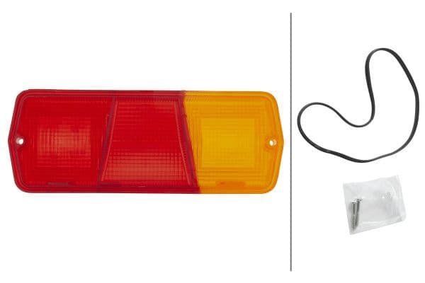 Lampenkap, achter Links past: MERCEDES O 309, T2/L, 60, 70, 700, 800 01.68-12.95