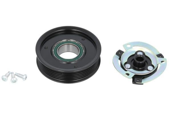 Airco compressor koppeling compleet (DELPHI CVC 6PK 105mm) past: OPEL ASTRA H, ASTRA H GTC, ZAFIRA B 1.2-2.0 01.04-05.14