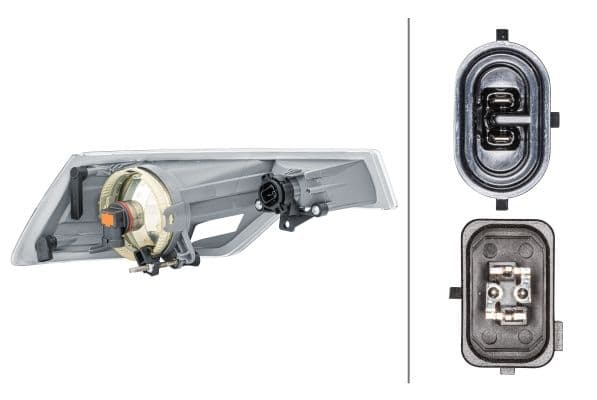 Mistlamp Voor Links (H8/PSY24W) past: CITROEN C5 III 02.08-06.17