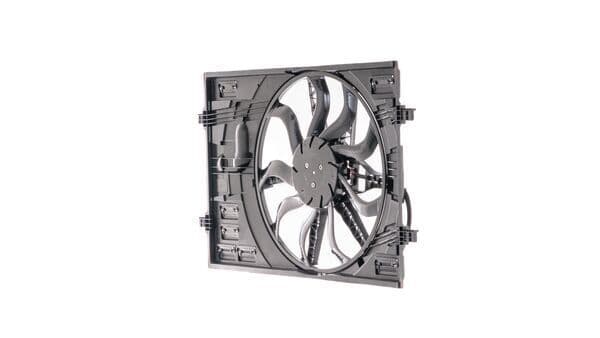 Radiatorventilator (met huisvesting) past: AUDI A3  SEAT LEON, LEON SPORTSTOURER  SKODA OCTAVIA IV  VW CADDY CALIFORNIA V CAMPER, CADDY V, GOLF VIII, TOURAN 1.0-2.0D 07.19-