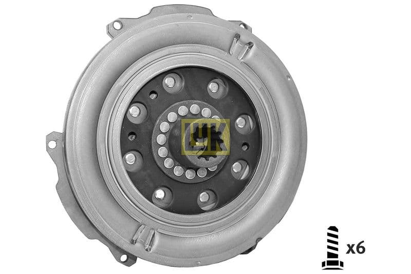 Torsiedemper (diameter: 325mm, aantal tanden: 12 pcs) past: CLAAS