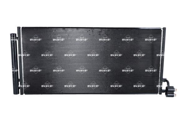 A/C condensator (met droger) past: PORSCHE PANAMERA, PANAMERA SPORT TURISMO 2.9-4.0H 05.16-