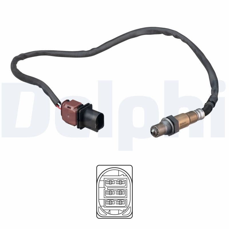 Lambda sonde (650mm) past: FORD ECOSPORT, FIESTA VII 1.0/1.0H 10.13-