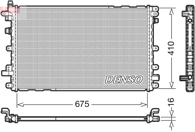 Motorradiator past: OPEL AMPERA 1.4H 11.11-03.15