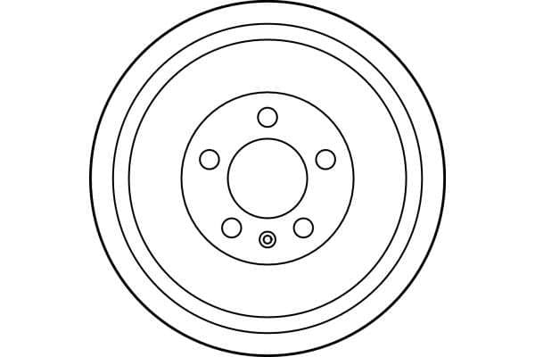 Brake drum Achter past: SKODA OCTAVIA I, OCTAVIA II, ROOMSTER, ROOMSTER PRAKTIK  VW POLO V 1.2-2.0 09.96-05.22