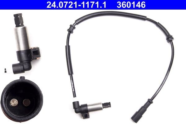ABS-sensor Achter Links past: RENAULT MEGANE I, MEGANE I CLASSIC, MEGANE I COACH 1.4-2.0 08.95-08.03