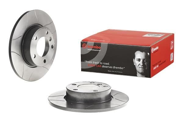 Brake disc, BREMBO Max, 1pcs, Cut, Voor   Links/Rechts, buitendiameter 286 mm, dikte 12 mm, past: BMW 3 (E36), Z3 (E36) 1.6-2.5 09.90-01.03