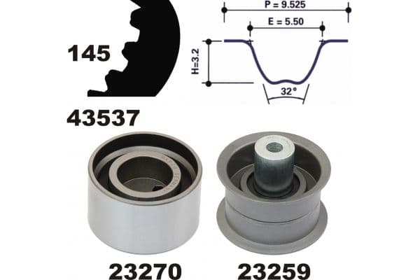Gasveer kofferdeksel Links/Rechts maximale lengte: 567mm, sUV:193mm ((EN) boot lid - station wagon) past: OPEL VECTRA B KOMBI 11.96-07.03