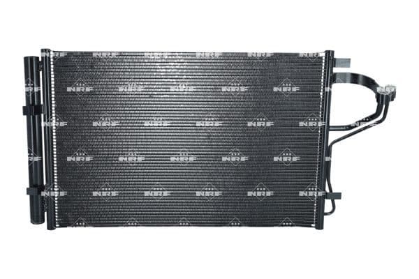 A/C condensator (met droger) past: HYUNDAI ELANTRA V, I30  KIA CEE'D, CERATO III, PRO CEE'D 1.4-2.0 09.10-