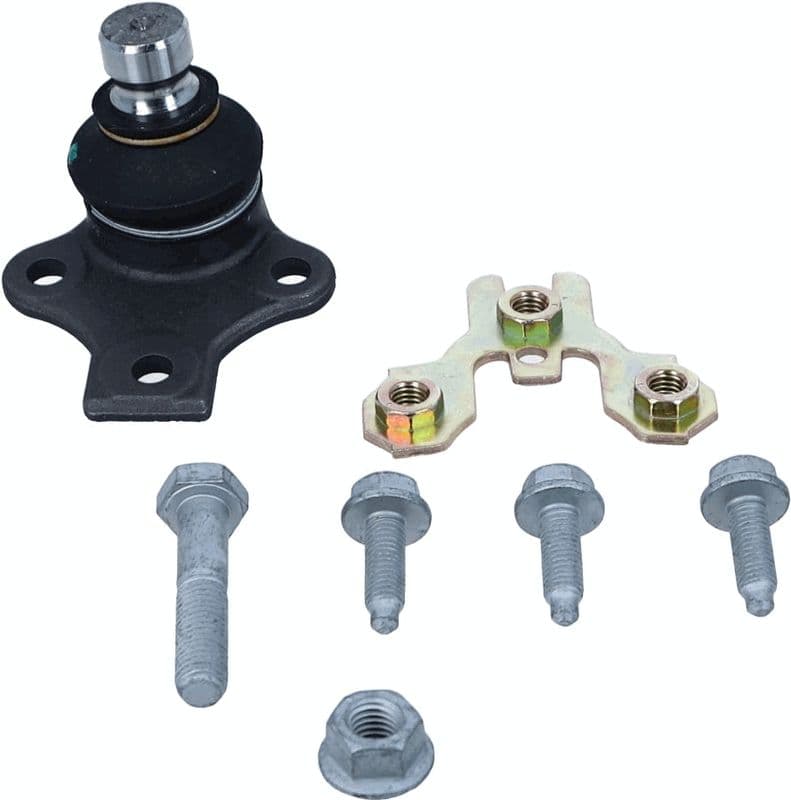 Kogelgewricht van de as Links/Rechts (bodem voor) (diameter kegel 19mm, met extra's) past: SEAT CORDOBA, CORDOBA VARIO, IBIZA II, INCA, TOLEDO I  VW CADDY II, CORRADO 1.0-Electric 08.83-01.04