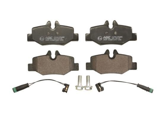 Remblokken set Achter , past: MERCEDES VIANO (W639), VITO / MIXTO (W639), VITO (W639) 2.1D-Electric 09.03-