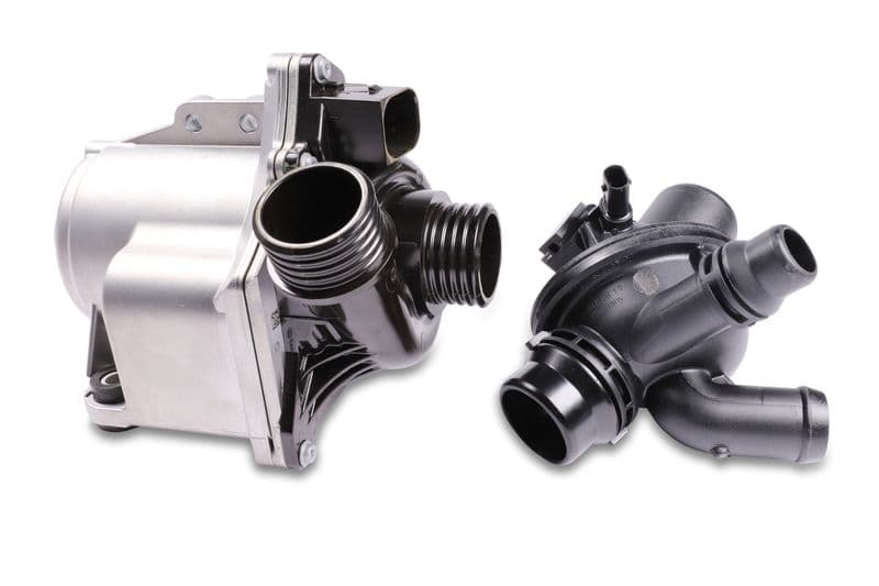 Elektrische waterpomp met thermostaat past: BMW 1 (E82), 1 (E87), 1 (E88), 3 (E90), 3 (E91), 3 (E92), 3 (E93), 5 (F10), 5 (F11), 5 GRAN TURISMO (F07), 6 (F12), 6 (F13) 1.6-3.0H 03.06-10.18