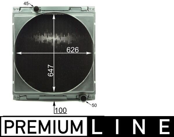 Motorradiator ((en) with frame) past: CLAAS 816, 826, 836