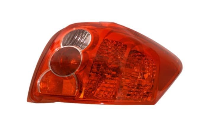 Achterlicht Rechts (kleur indicator geel/red, kleur van het glas red) past: TOYOTA AURIS E15 03.07-04.10