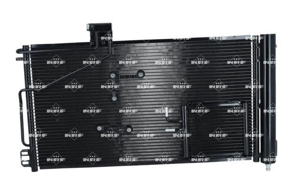 A/C condensator (met droger) past: MERCEDES C (CL203), C T-MODEL (S203), C (W203), CLK (C209) 2.2D/2.7D/3.0D 05.00-05.09