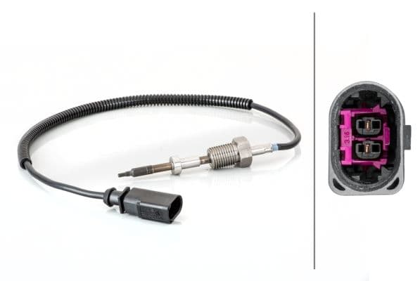 Uitlaatgastemperatuursensor (Voor turbo) past: VW CALIFORNIA T5 CAMPER, MULTIVAN T5, TOUAREG, TRANSPORTER T5 2.5D 01.03-05.10
