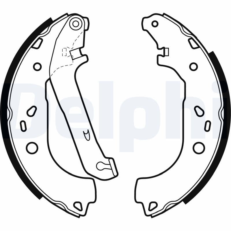 Brake shoe set