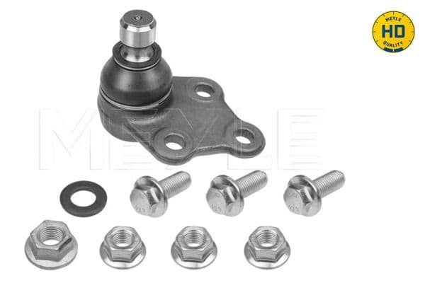 Kogelgewricht van de as Links/Rechts (bodem voor) (diameter kegel 22mm, met extra materialen) past: MERCEDES VIANO (W639), VITO (W639), VITO / MIXTO (W639) 2.1D-Electric 09.03-