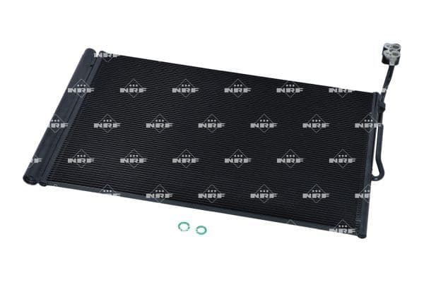 A/C condensator (met droger) past: PORSCHE CAYENNE  VW TOUAREG 3.0D-4.8 01.10-12.18
