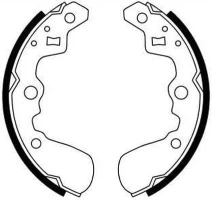 Remschoen past: SUZUKI SWIFT II 1.0/1.3 03.89-12.05