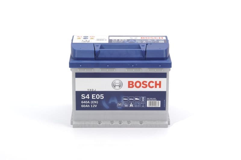Batterij BOSCH 12V 60Ah/640A (EN) START&STOP EFB (R+ standaard terminal) 242x175x190 B00 - geen montageflens (beginnen/efb)