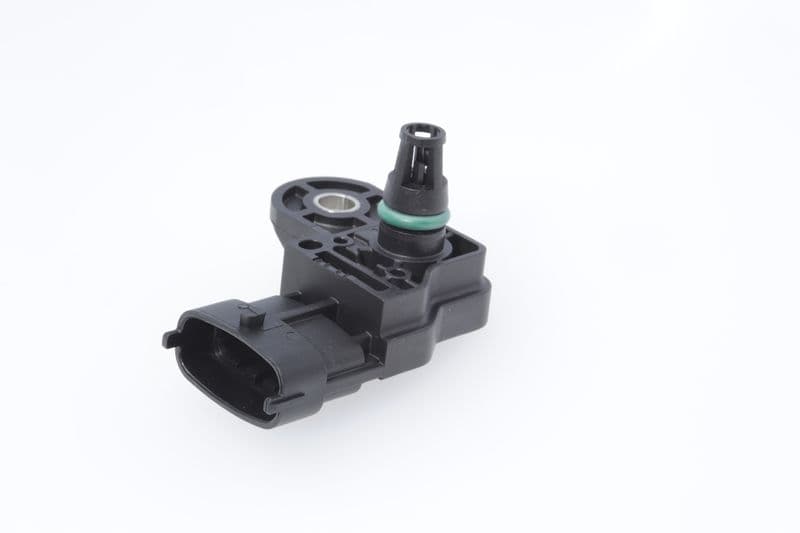 Druksensor in het inlaatspruitstuk (4 pin) past: IVECO DAILY III  ABARTH 500 / 595 / 695, 500C / 595C / 695C, GRANDE PUNTO  ALFA ROMEO GIULIETTA, MITO  FIAT BRAVO II, DUCATO 1.4-3.0D 05.99-