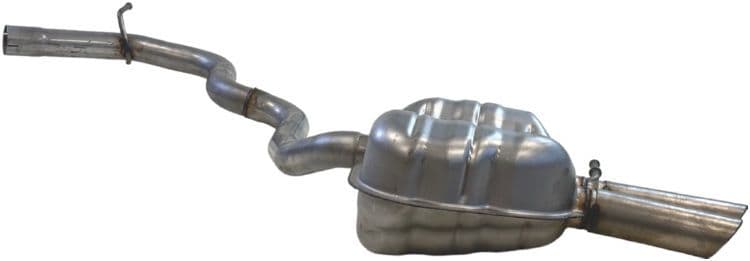 Uitlaatsysteem achterste geluiddemper past: SKODA SUPERB II 2.0D 07.08-05.15