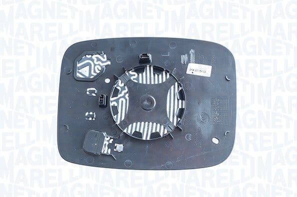 Zijspiegel glas Links (asferisch, met verwarming) past: RENAULT TRAFIC III 01.21-