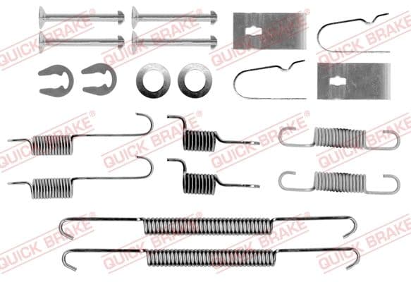 Accessory Kit, brake shoes