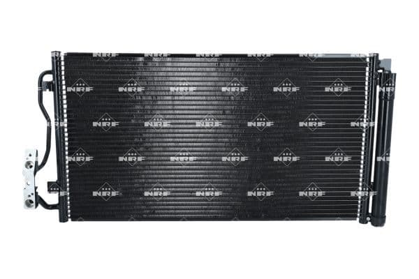 A/C condensator (met droger) past: BMW 1 (F20), 1 (F21), 2 (F22, F87), 2 (F23), 3 (F30, F80), 3 (F31), 3 GRAN TURISMO (F34), 4 (F32, F82), 4 (F33, F83), 4 GRAN COUPE (F36) 0.65H-Electric 07.11-