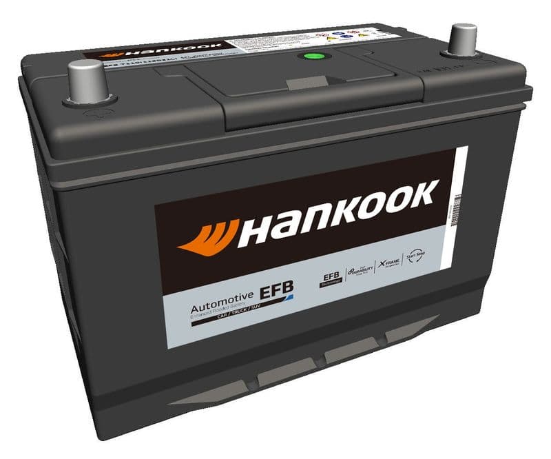 Batterij HANKOOK 12V 90Ah/820A (EN) START&STOP EFB (R+ standaard terminal) 302x172x220 B00 - geen montageflens (beginnen/efb)