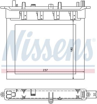 Koelsysteem rubberen slang (22mm/22mm, lengte: 1200mm) past: MAN TGA, TGS I, TGX I D2066LF01-D2876LF25 04.00-