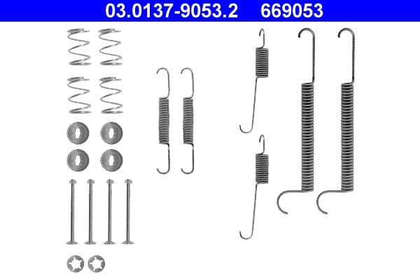 Accessory Kit, brake shoes