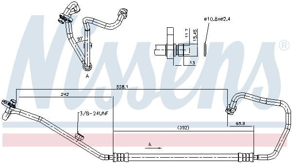 Gasveer kofferdeksel Links/Rechts maximale lengte: 708mm, sUV:220mm past: FORD USA MUSTANG MACH-E SUV 07.20-