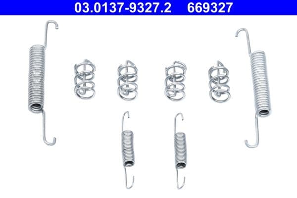 Accessory Kit, parking brake shoes