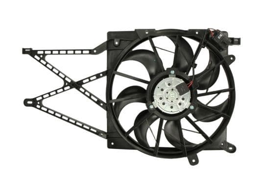 Radiatorventilator (met huisvesting) past: CHEVROLET ASTRA  OPEL ASTRA G, ASTRA G CLASSIC, ASTRA H, ZAFIRA A, ZAFIRA B 1.2-2.2D 02.98-04.15